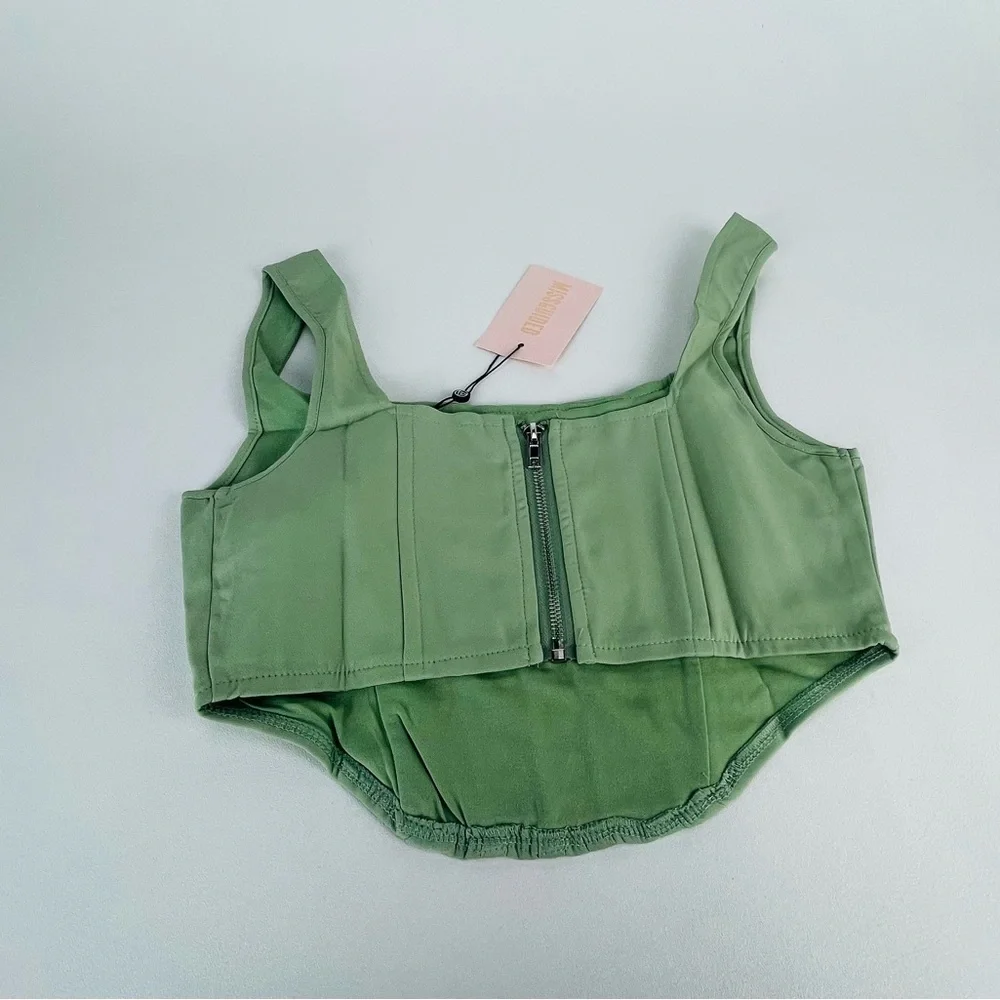 CORSET CROP TOP
Green - Picture 3 of 6